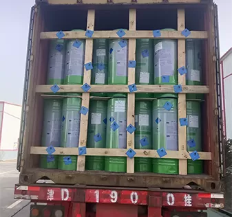 120kg Green Drums Loading